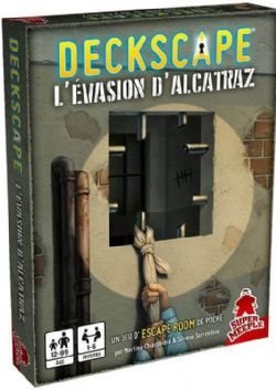 JEU DECKSCAPE - L'ÉVASION D'ALCATRAZ